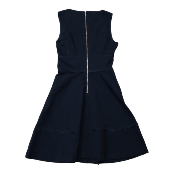 Banana Republic Womens Little Black Dress Fit and Flare Midi Sleeveless OP - Picture 2 of 5